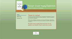 Desktop Screenshot of forestcreekyoungexplorers.com